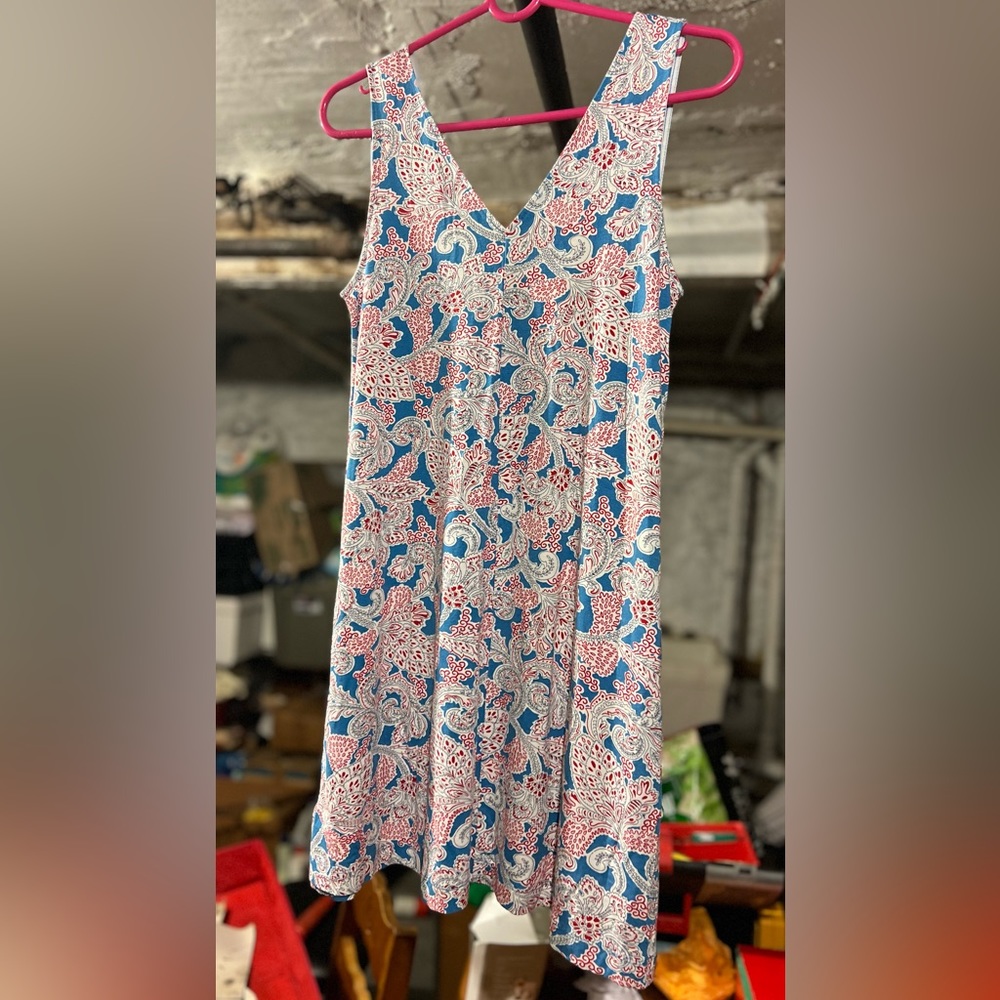 Loft swingy summer dress XS